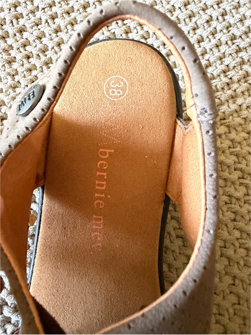 Bernie mev. Lace up sandal wedge - Picture 4 of 4